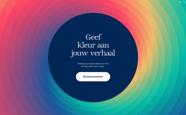 PPG's Histor AI personal paint finder web experience